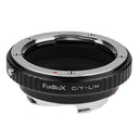 Fotodiox Pro Lens Adapter w/ Leica 6-bit M-Coding Contax/Yashica (CY) SLR \ to Leica M Mount Rangefinder