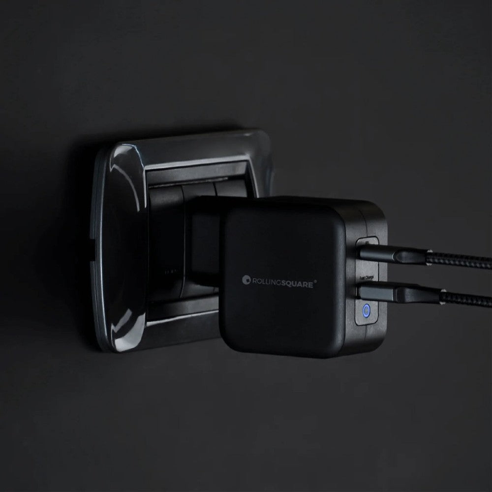Rolling Square GaN Charger EU 65W - Black