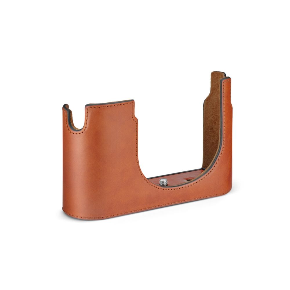 Leica 19652 Halfcase Q3, leather, cognac
