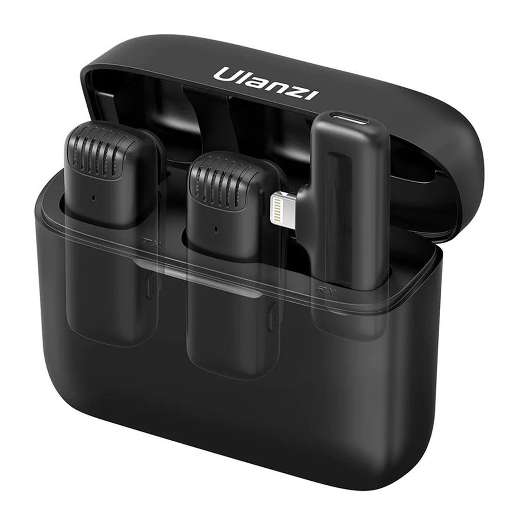 Ulanzi J12-L Wireless Microphon Set w/ two Transmitters for Lightning