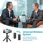 Ulanzi J12-L Wireless Microphon Set w/ two Transmitters for Lightning