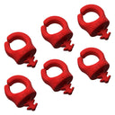 SPRIG Cable Opening 9mm 1/4”-20, Red, 6-Pack