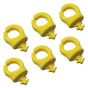SPRIG Cable Opening 9mm 1/4”-20, Yellow, 6-Pack