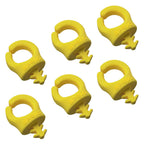 SPRIG Cable Opening 9mm 1/4”-20, Yellow, 6-Pack