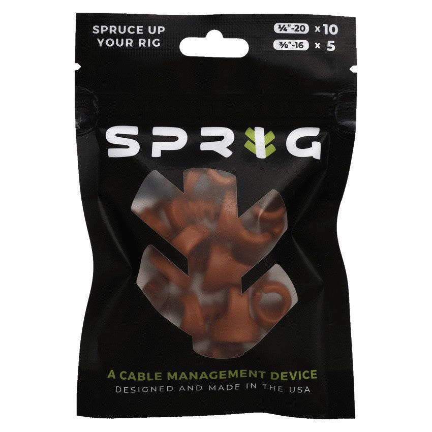 SPRIG Red Value Pack; 10x 1/4”-20 Sprigs + 5x 3/8”-16 Big Sprigs