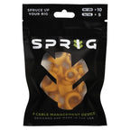 SPRIG Orange Value Pack; 10x 1/4”-20 Sprigs + 5x 3/8”-16 Big Sprigs