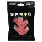 SPRIG Pink Value Pack; 10x 1/4”-20 Sprigs + 5x 3/8”-16 Big Sprigs