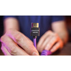 Kondor Blue Gerald Undone MK2 Full HDMI cable 12"-24" curled (purple)