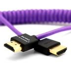 Kondor Blue Gerald Undone MK2 Full HDMI cable 12"-24" curled (purple)
