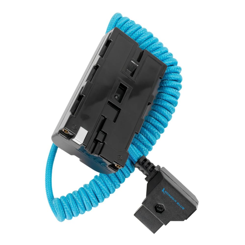 Kondor Blue D-Tap to Sony L-series dummy battery NPF cable