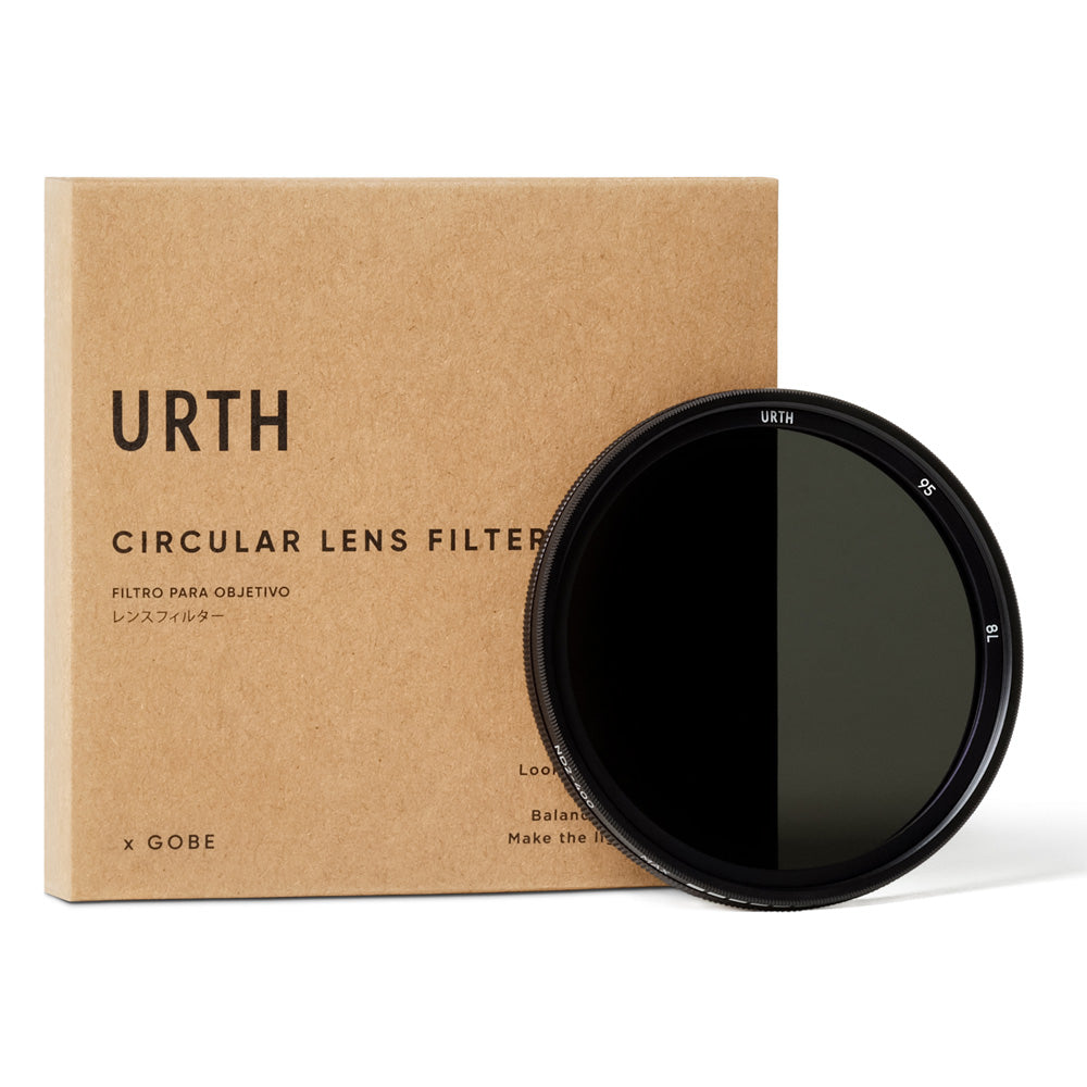 Urth 95mm ND2 400 (1 8.6 Stop) Variable ND Lens Filter