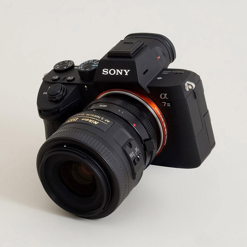 Urth Lens Mount adapter: Compatible with Nikon F (G Type) Lens to Sony E Camera Body