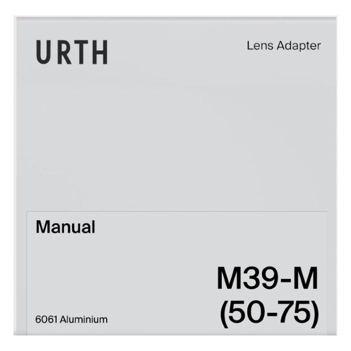 Urth Lens Mount adapter: LTM / M39 Lens to Leica M Camera (35-135mm Frame Lines)