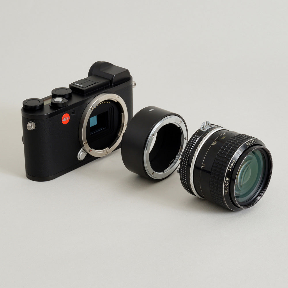 Urth Lens Mount adapter: Compatible with Nikon F Lens to Leica L Camera Body