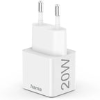 Hama Mini Charger USB-C 20W - White
