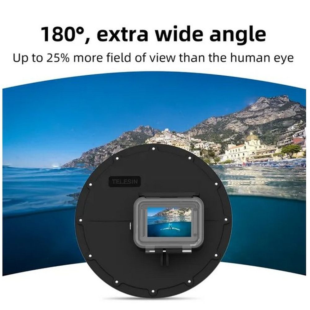 Telesin Waterproof Dome for GoPro Hero 9/10/11