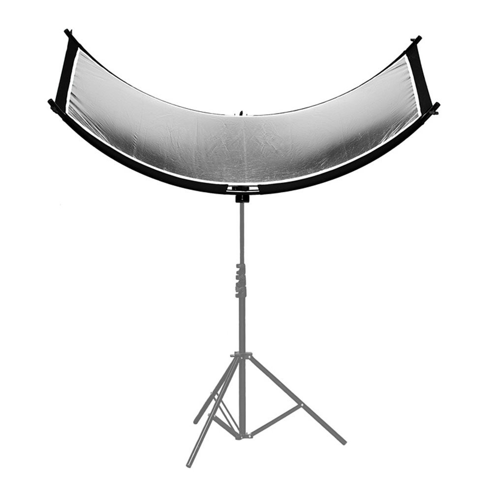 Caruba Curved Face Reflector Pro Kit, 180cm x 65cm (incl Extension Set)