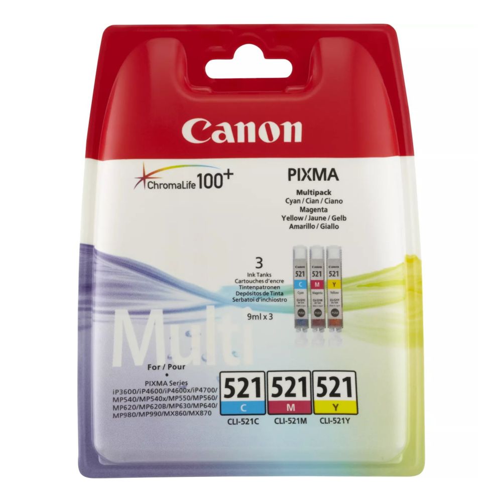 Canon CLI-521 C/M/Y Multipack