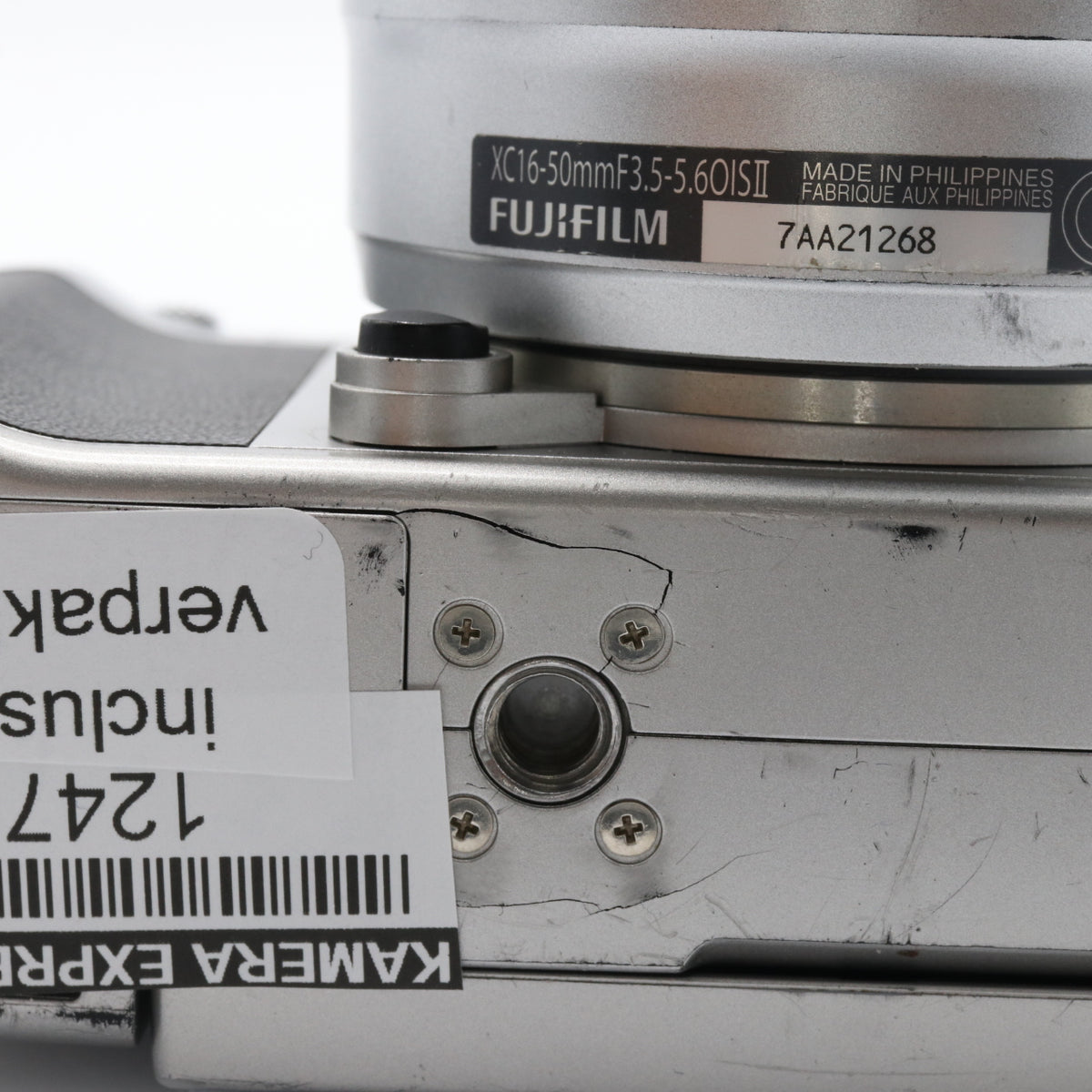 Fujifilm X-A3 black/silver + 16-50mm OIS II zilver occasion