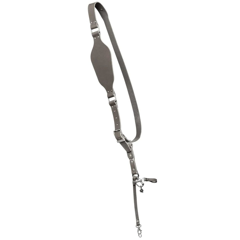 The Hantler Camera Shoulder strap Stone Gray / Old silver, Regular