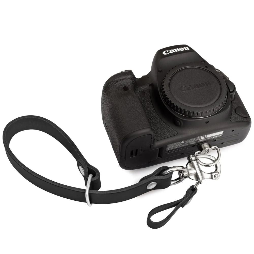 The Hantler Wrist strap - quick release black/silver