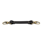 The Hantler Chest strap black / Brass, 22cm