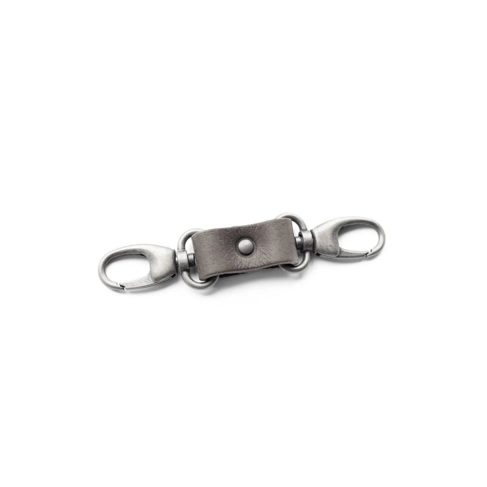 The Hantler Belt anchor Stone Gray / Brass