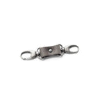 The Hantler Belt anchor Stone Gray / Brass