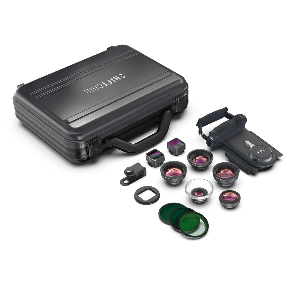 ShiftCam LensUltra Deluxe Kit ProGrip Starter Kit+Case+Obj+Filter