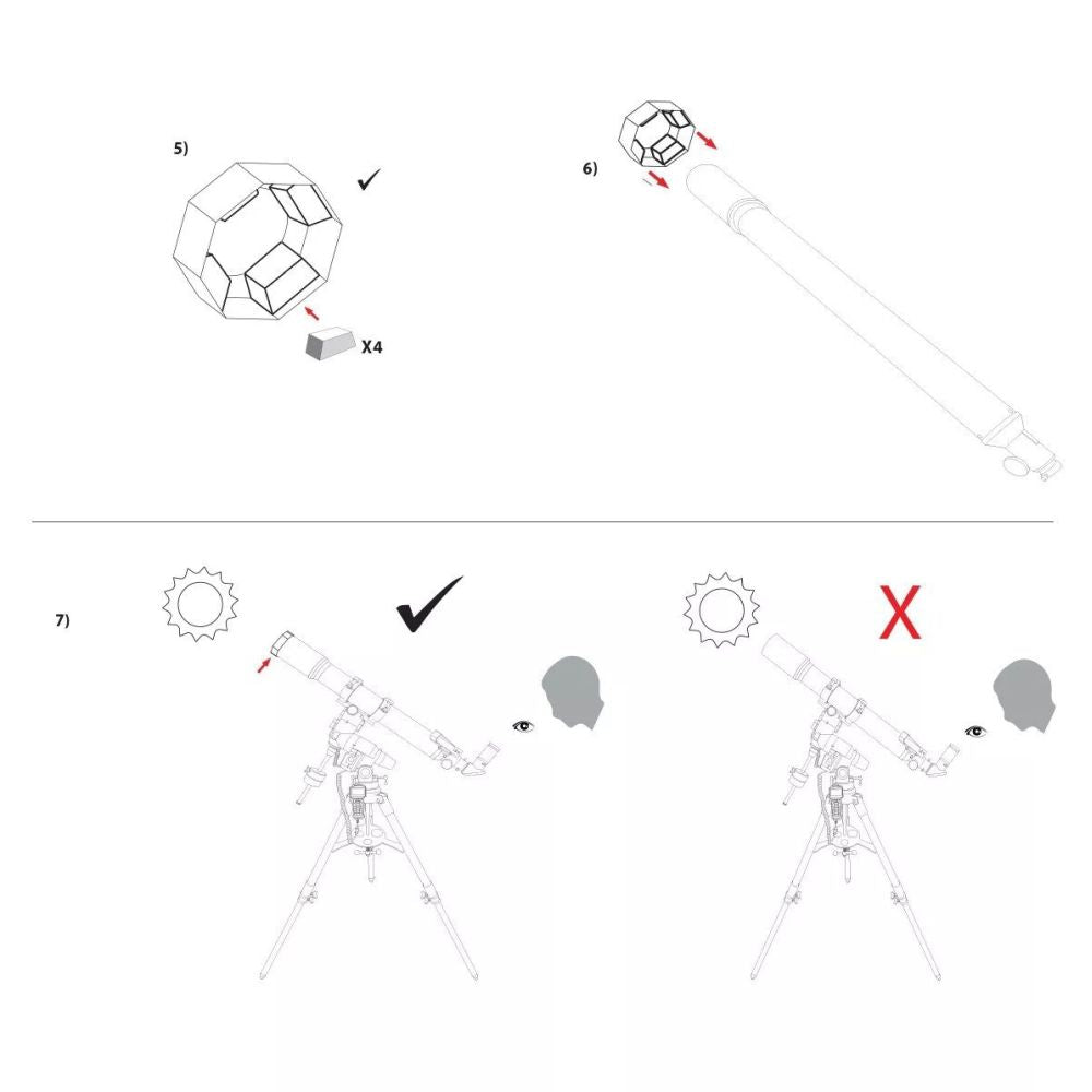 Explore Scientific Sun Catcher Solar Filter for 110-130mm telescopes