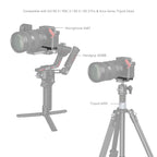 SmallRig 4439 Bottom Mount Plate for Sony Alpha 7C II / 7CR, silver