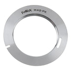 Fotodiox Pro Lens Mount adapter - M42 Type 1 Screw Mount SLR Lens to Pentax K (PK) Mount SLR Camera Body