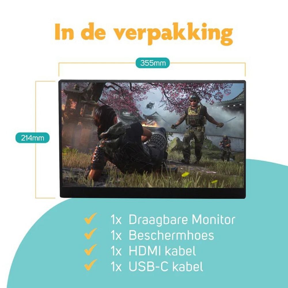 Pora&Co Portable monitor 15.6 inches