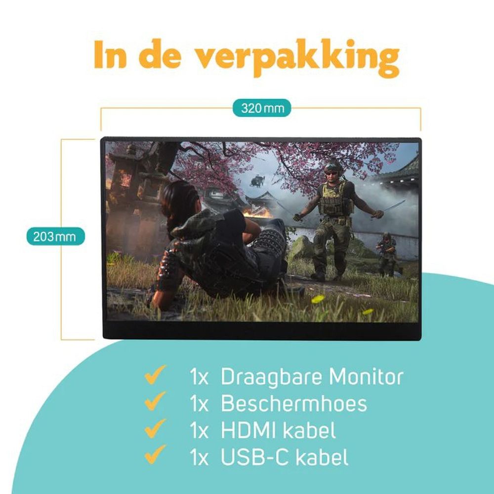 Pora&Co Portable monitor 14.5 inch