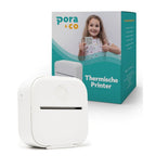Pora&Co Mini photo printer for smartphone, white