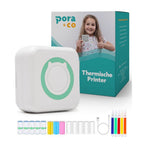 Pora&Co Mini photo printer for smartphone, green