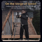 SmallRig 4465 Professional Fluid Head Tripod Kit