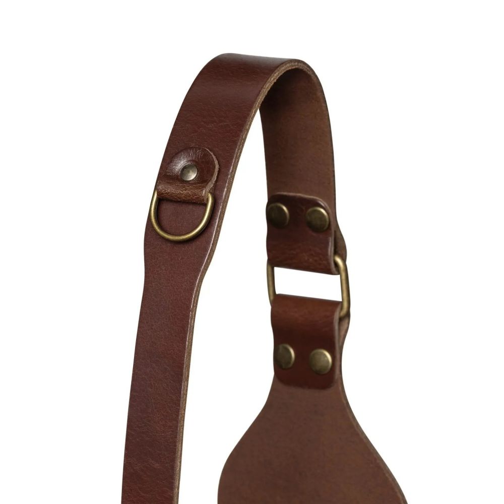 The Hantler Camera Shoulder strap Brandy / Old silver, Regular
