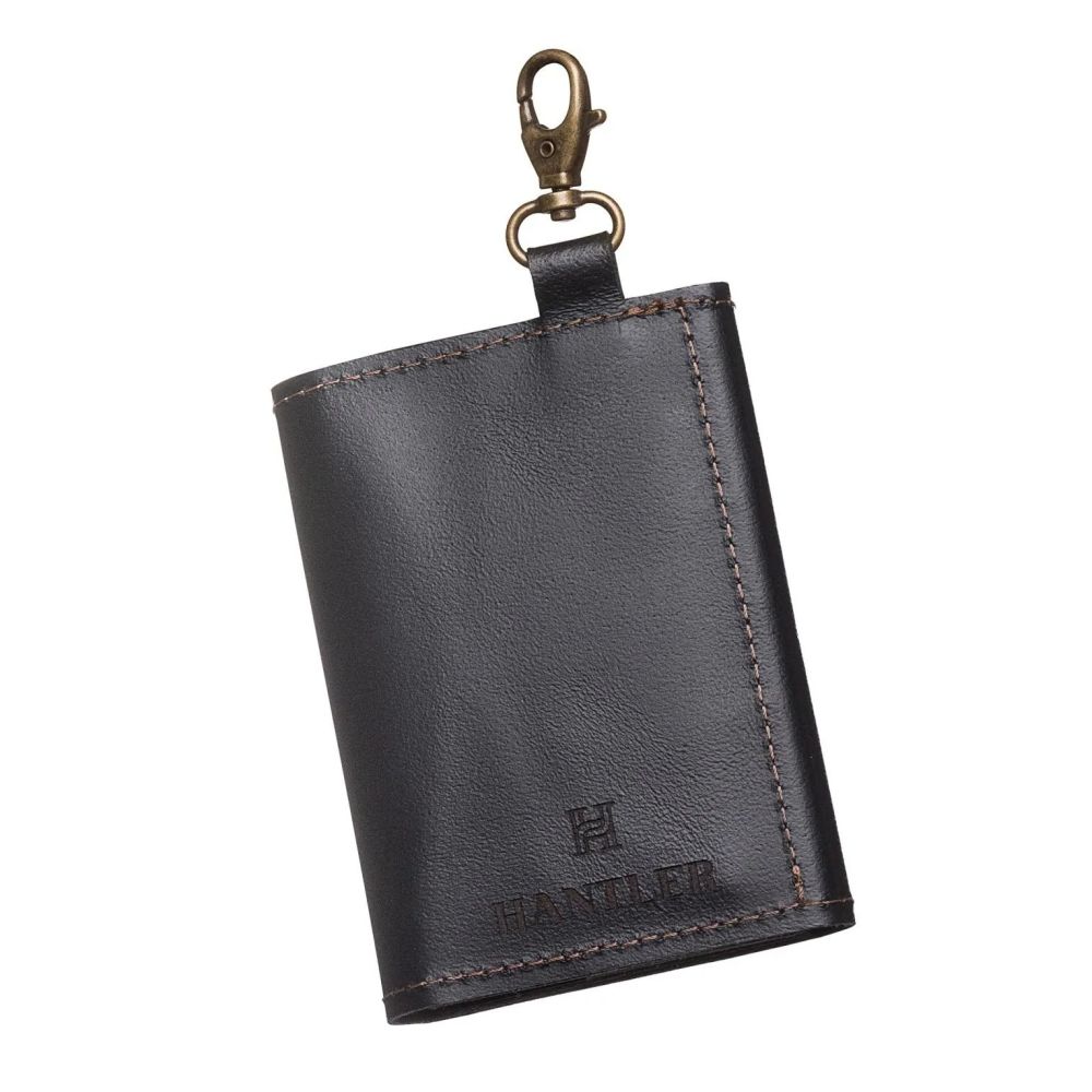 The Hantler Memory card holder Black / Brass, 3x SD + 2x CF