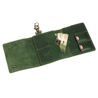 The Hantler Memory card holder Premium green / Brass, 6x SD