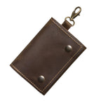 The Hantler Memory card holder Chocolate brown / Brass, 6x SD