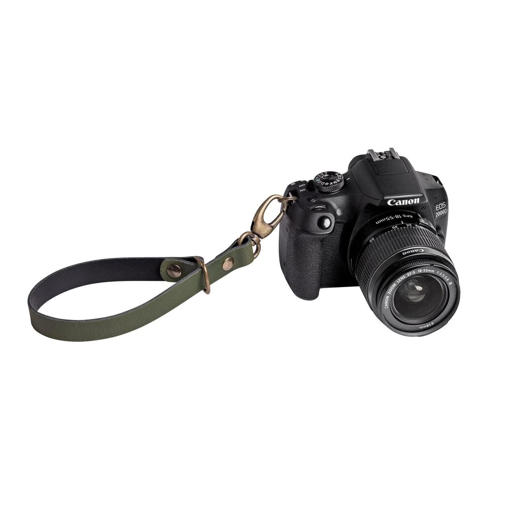 The Hantler Wrist strap Army green / Brass