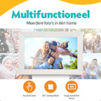 Pora&co Digital Photo Frame with WiFi & Frameo App 10 inch, white