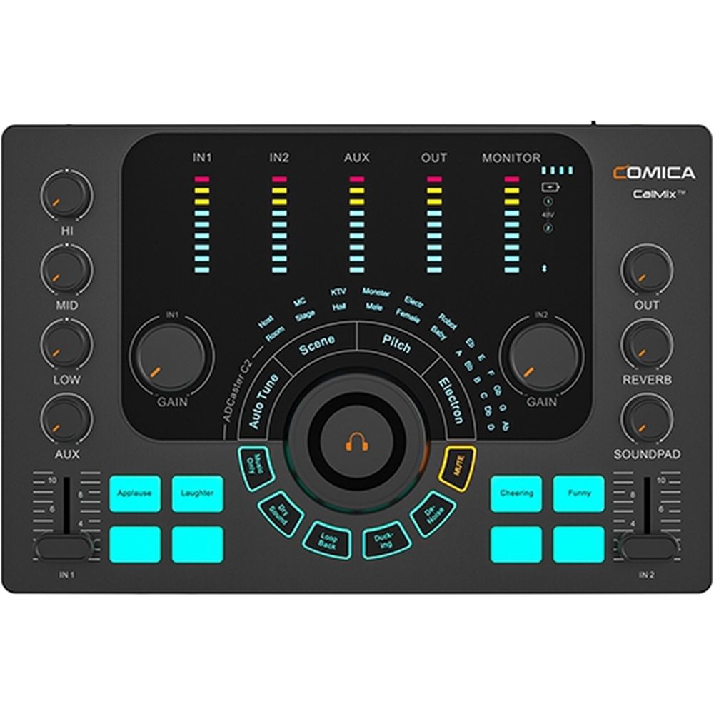 Comica Audio mixer for streaming, podcast and recording