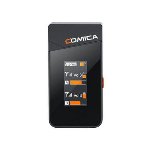 Comica 2.4G Mini Wireless Microphone - 2 transmitters + charging case
