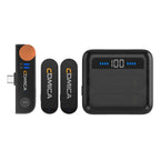 Comica 2.4GHz Wireless smartphone microphone 2 transmitters USB-C