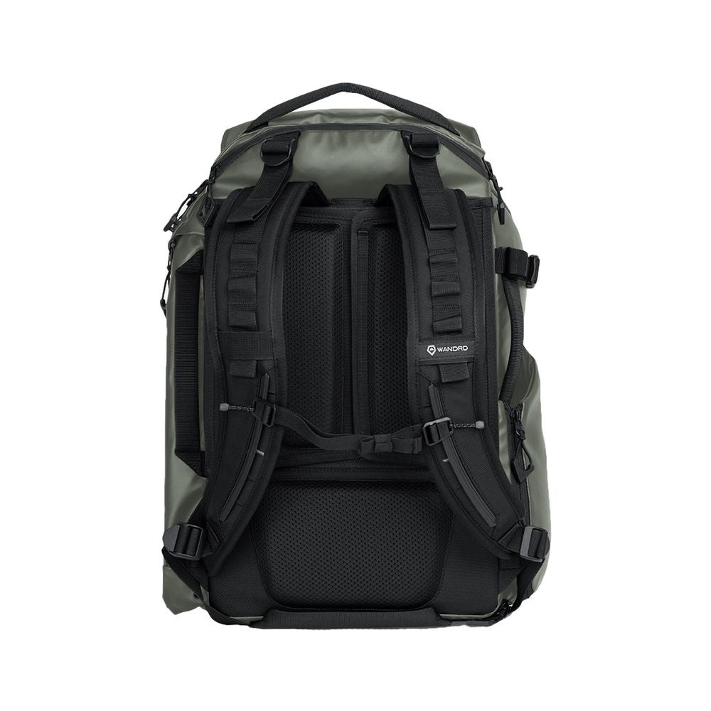 WANDRD Transit 45L Travel Backpack Wasatch Green Essential+ Bundle