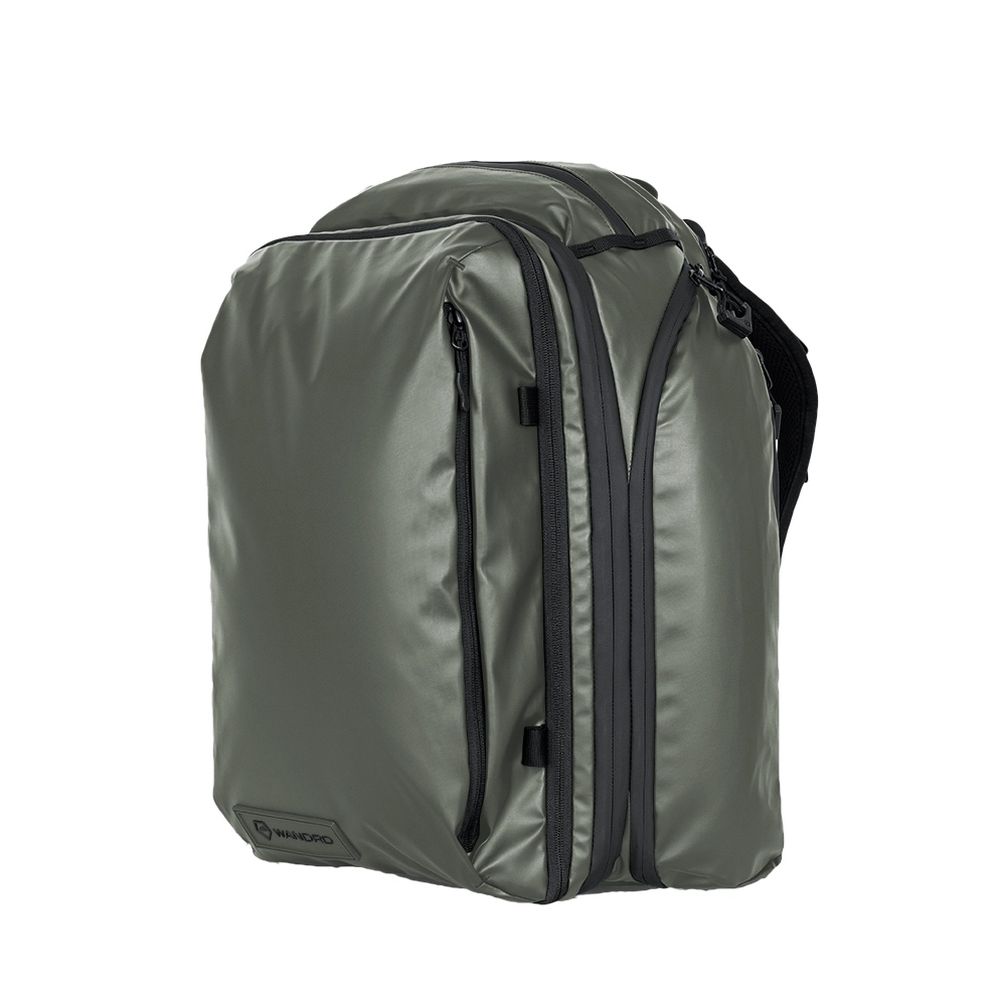 WANDRD Transit 45L Travel Backpack Wasatch Green Essential+ Bundle