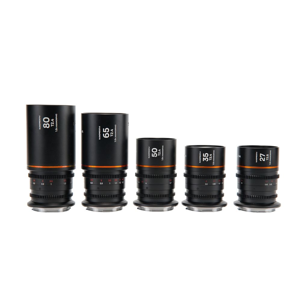 Laowa Nanomorph S35 Bundle (27,35,50,65,80mm) (Amber) Nikon Z