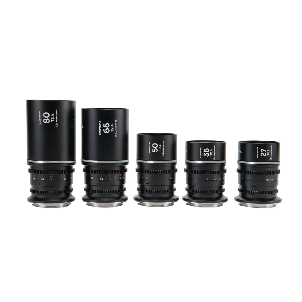 Laowa Nanomorph S35 Bundle (27,35,50,65,80mm) (Silver) Nikon Z